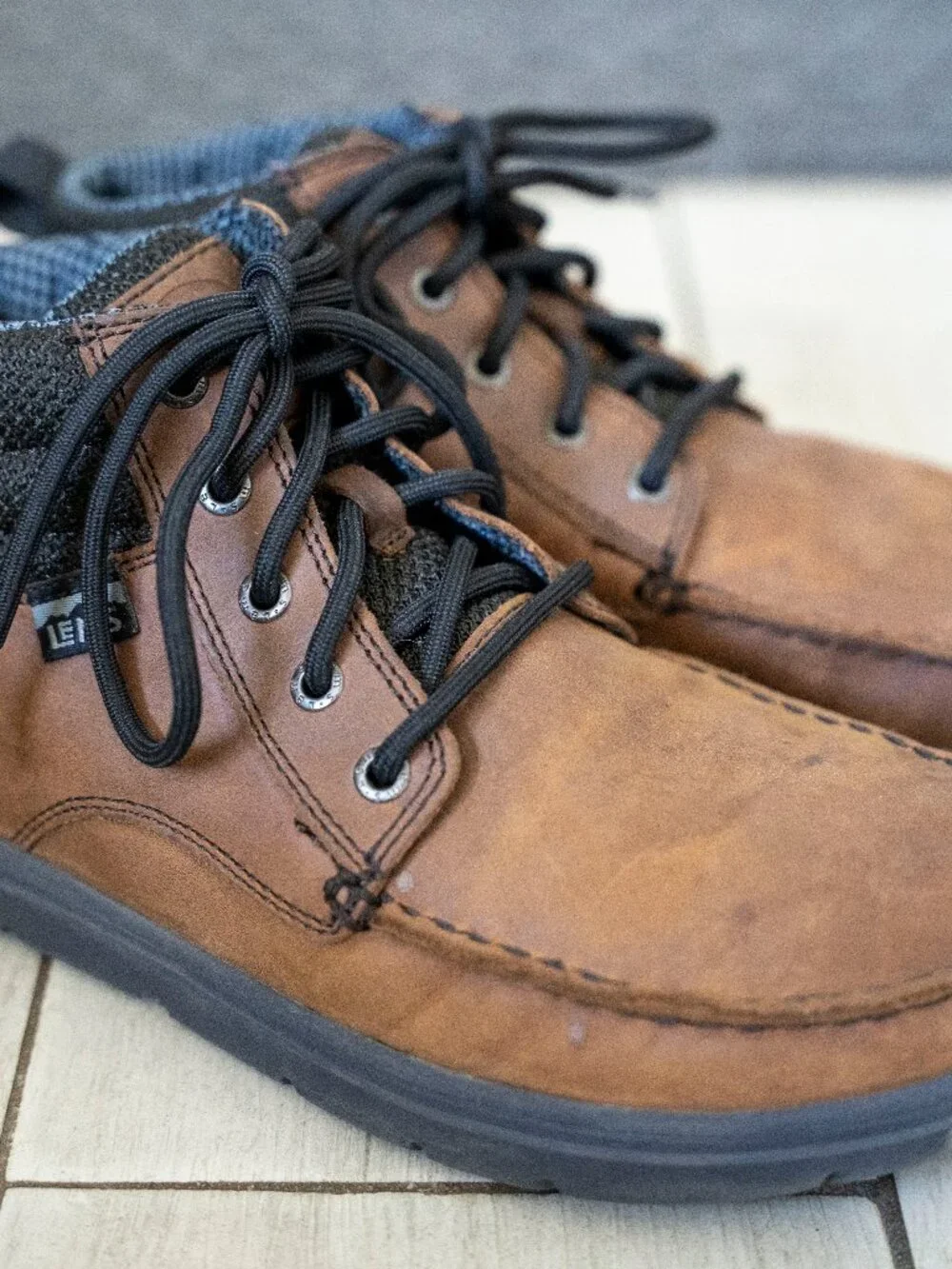 Lems Boulder Boot Mid Leather Umber Brown Barefoot | Size 9.5